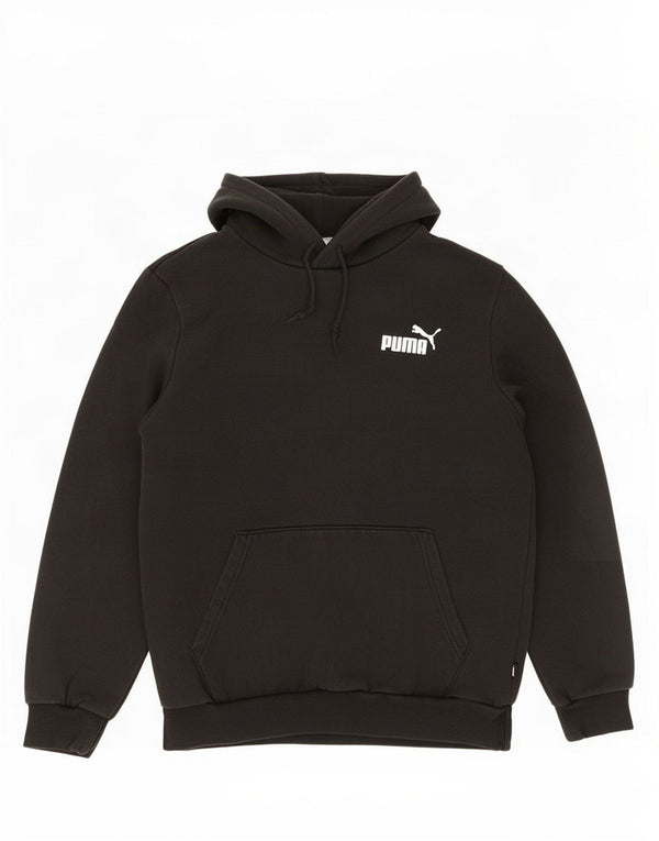 Męski sweter z kapturem Puma, mały, czarny, bawełniany