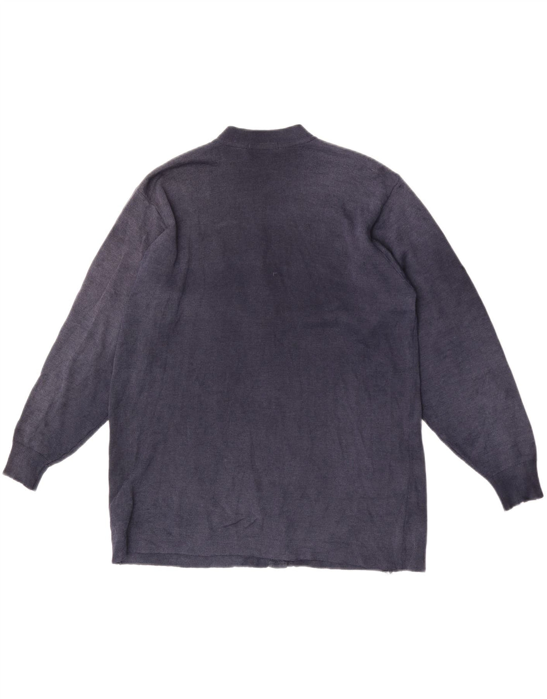 Marks & Spencer Damski sweter rozpinany EU 38/40 Średni granatowy wełniany