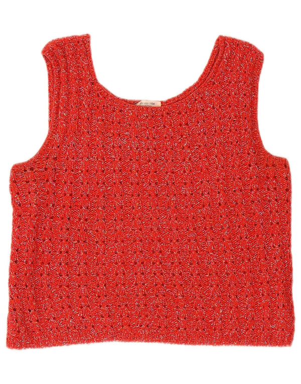 Damska bluzka Valentino Crop Knit Top UK 12 Medium Red