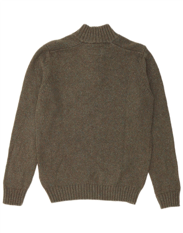 Marlboro Classics Męski sweter zapinany na guziki, duży, szary, wełniany