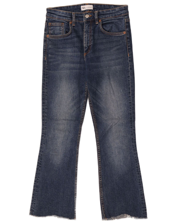 Damskie jeansy Bootcut Zara EU 38 Small W28 L26 Niebieskie bawełniane