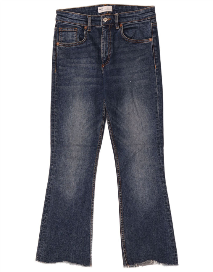 Damskie jeansy Bootcut Zara EU 38 Small W28 L26 Niebieskie bawełniane