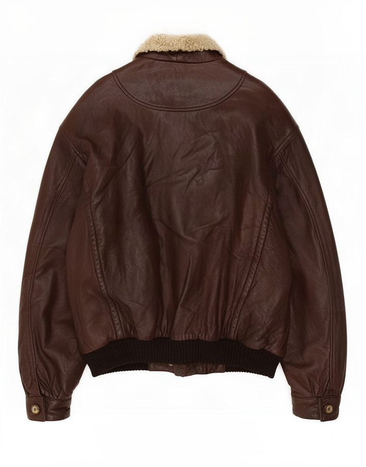Kurtka skórzana damska Conrad IT 48 XL brązowa