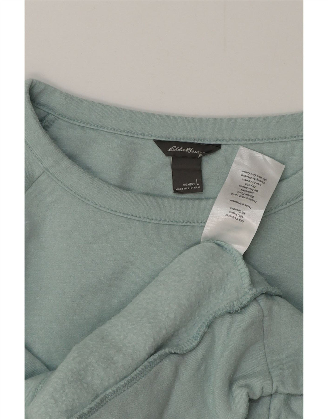 Damski sweter dresowy Eddie Bauer UK 16, duży niebieski poliester