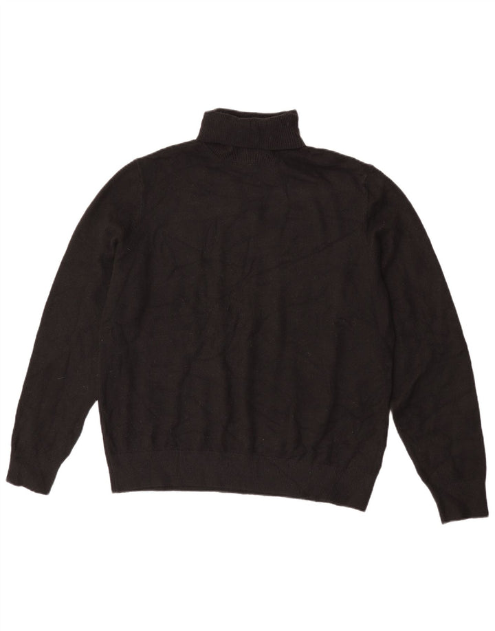 Marks & Spencer Damski sweter z golfem UK 14, średni czarny