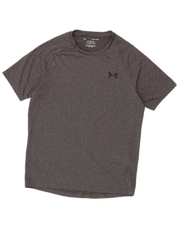 Męska koszulka t-shirt Under Armour XS, szary poliester