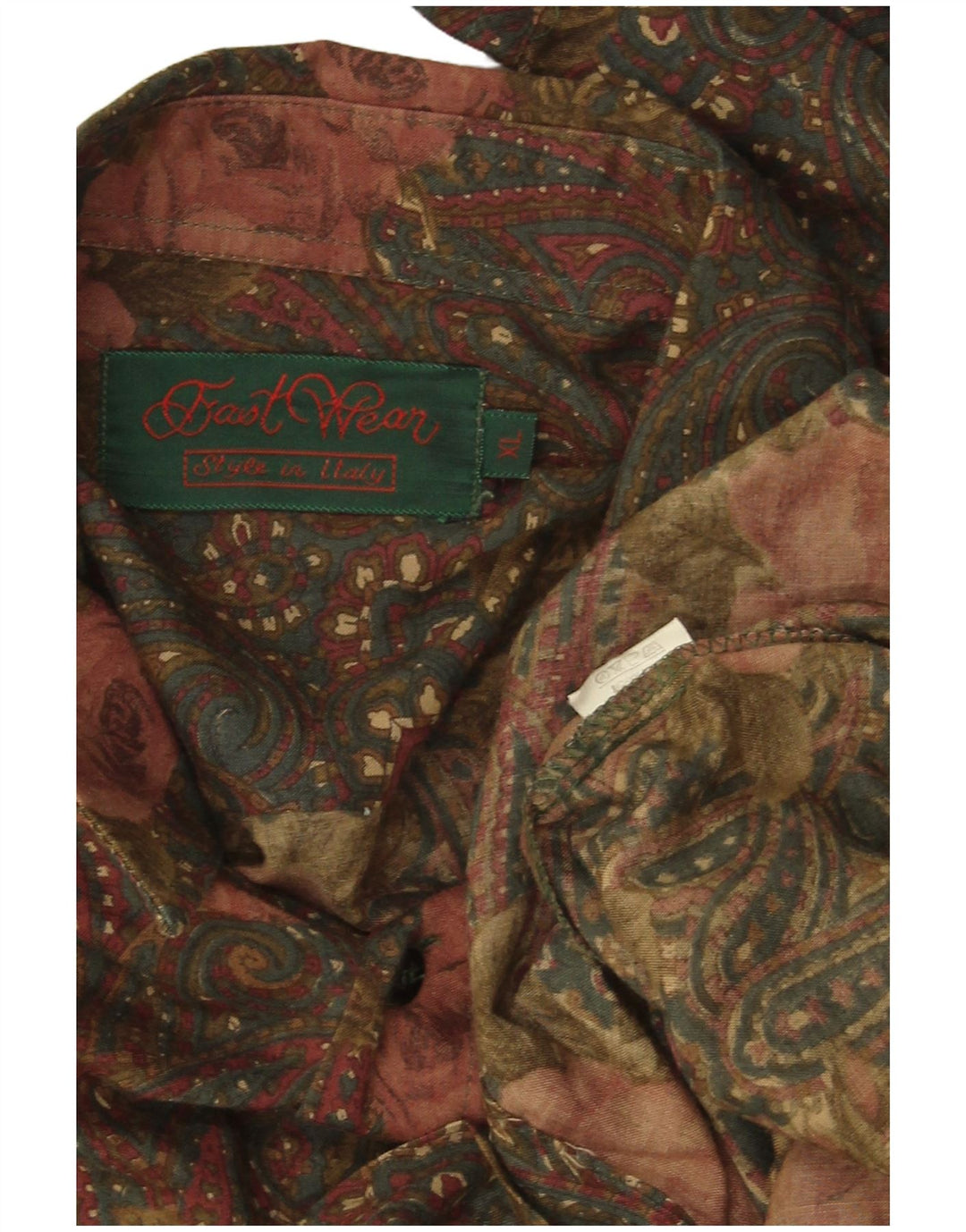 Koszula męska VINTAGE XL wielobarwny kwiatowy jedwab