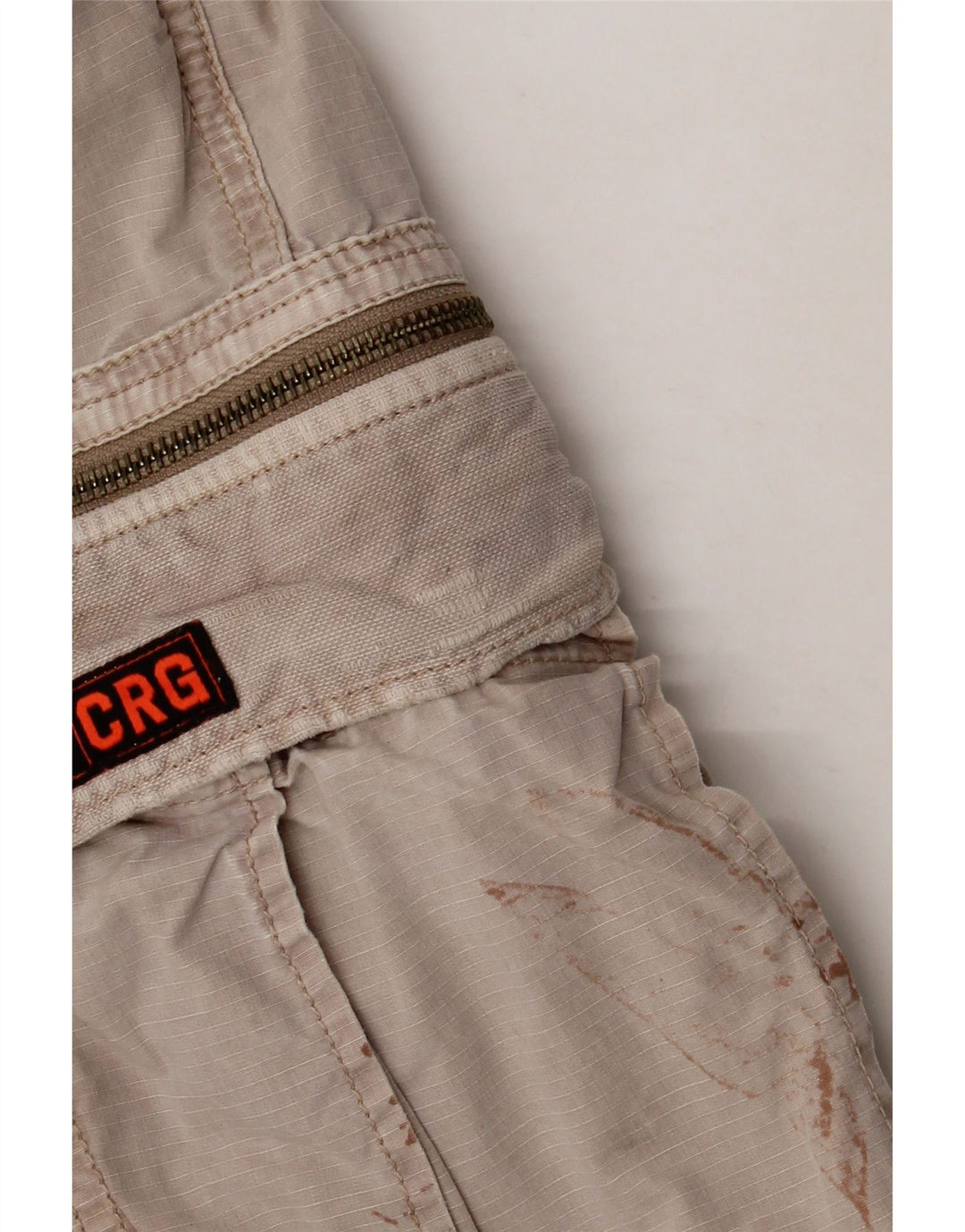 Męskie spodenki cargo Superdry W36, duże, beżowe, bawełniane