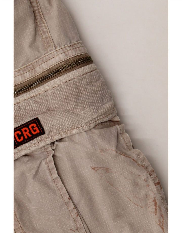 Męskie spodenki cargo Superdry W36, duże, beżowe, bawełniane