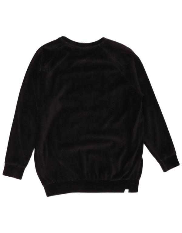 Damski sweter oversize z grafiką PUMA UK 12, średni czarny, bawełniany