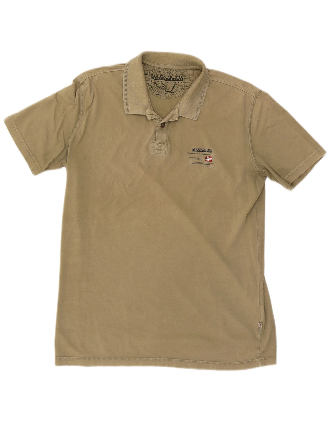 Męska koszulka polo Napapijri, kolor średni zielony