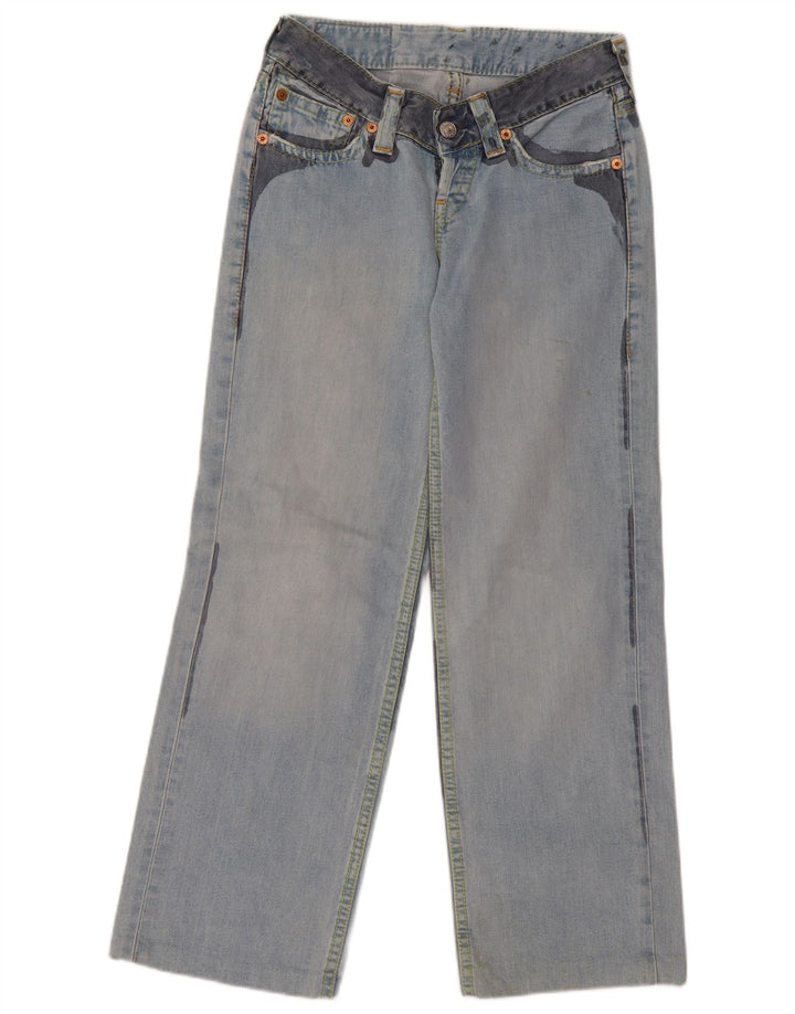 Damskie dżinsy Levi's 922 Straight W28 L30 Niebieska bawełna