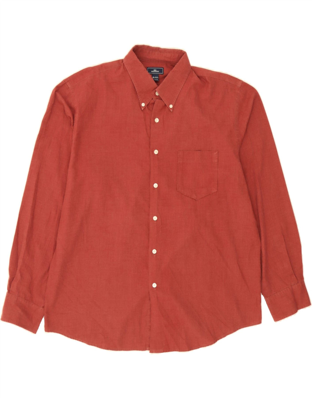 DOCKERS Mens Shirt Size 17 1/2 XL Maroon Cotton Vintage Dockers and Second-Hand Dockers from Messina Hembry 