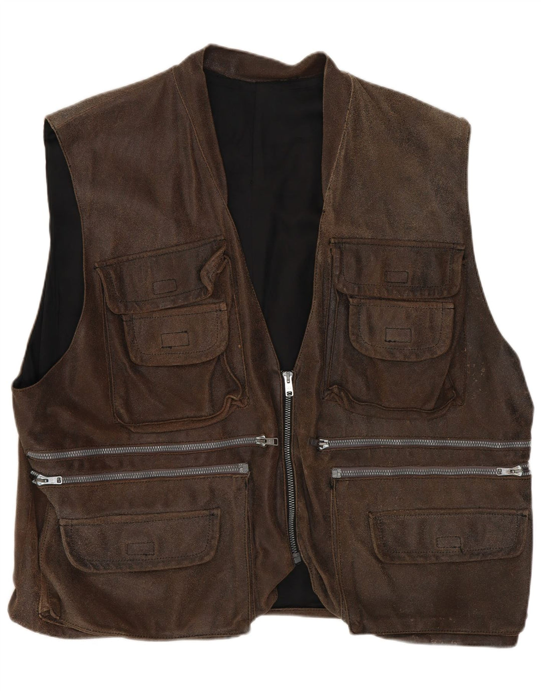 Kamizelka męska Utility Vintage UK 42 XL, brązowa