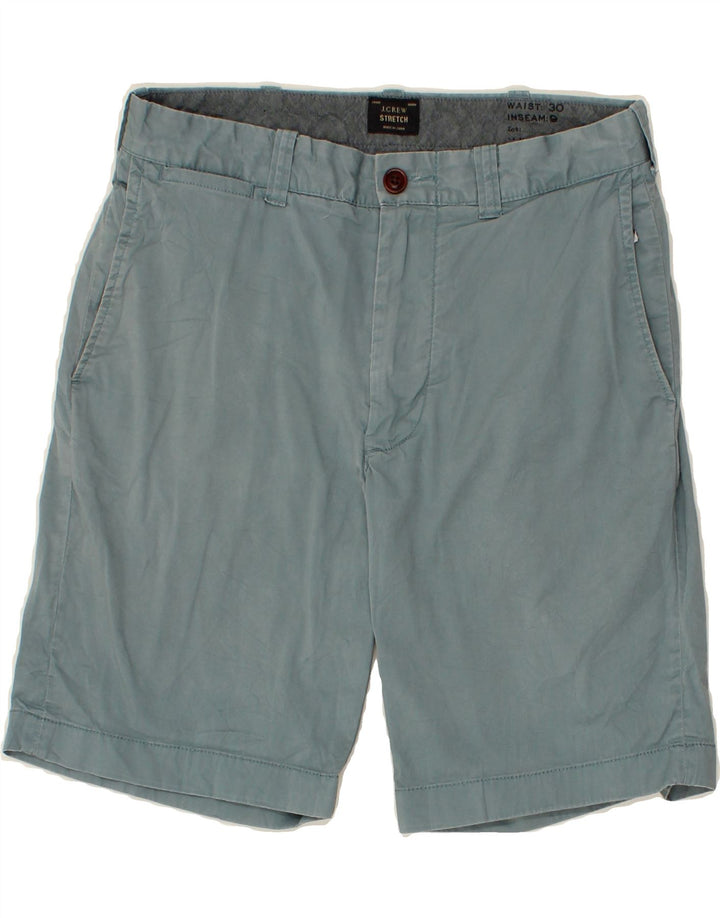 J. CREW Mens Chino Shorts W30 Medium Blue Cotton Vintage J. Crew and Second-Hand J. Crew from Messina Hembry 