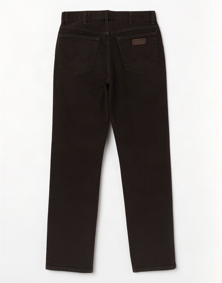 Męskie jeansy Wrangler Texas Straight W32 L32, czarne, bawełniane