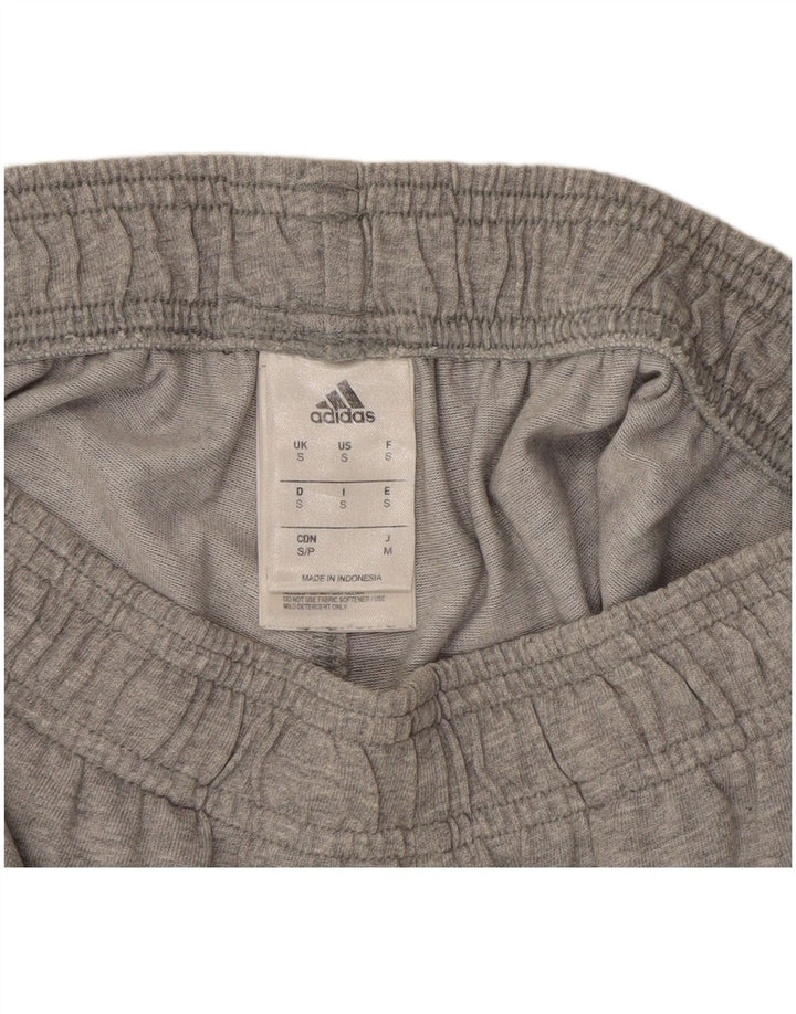 Męskie spodenki sportowe Adidas, małe, szare, bawełniane