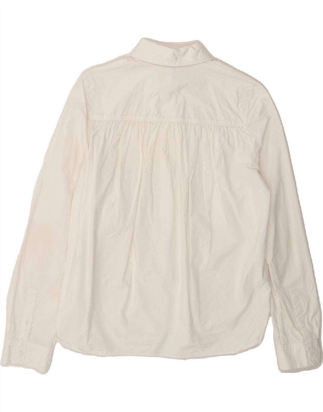 COS Womens Shirt US 4 Small White Cotton Vintage Cos and Second-Hand Cos from Messina Hembry 