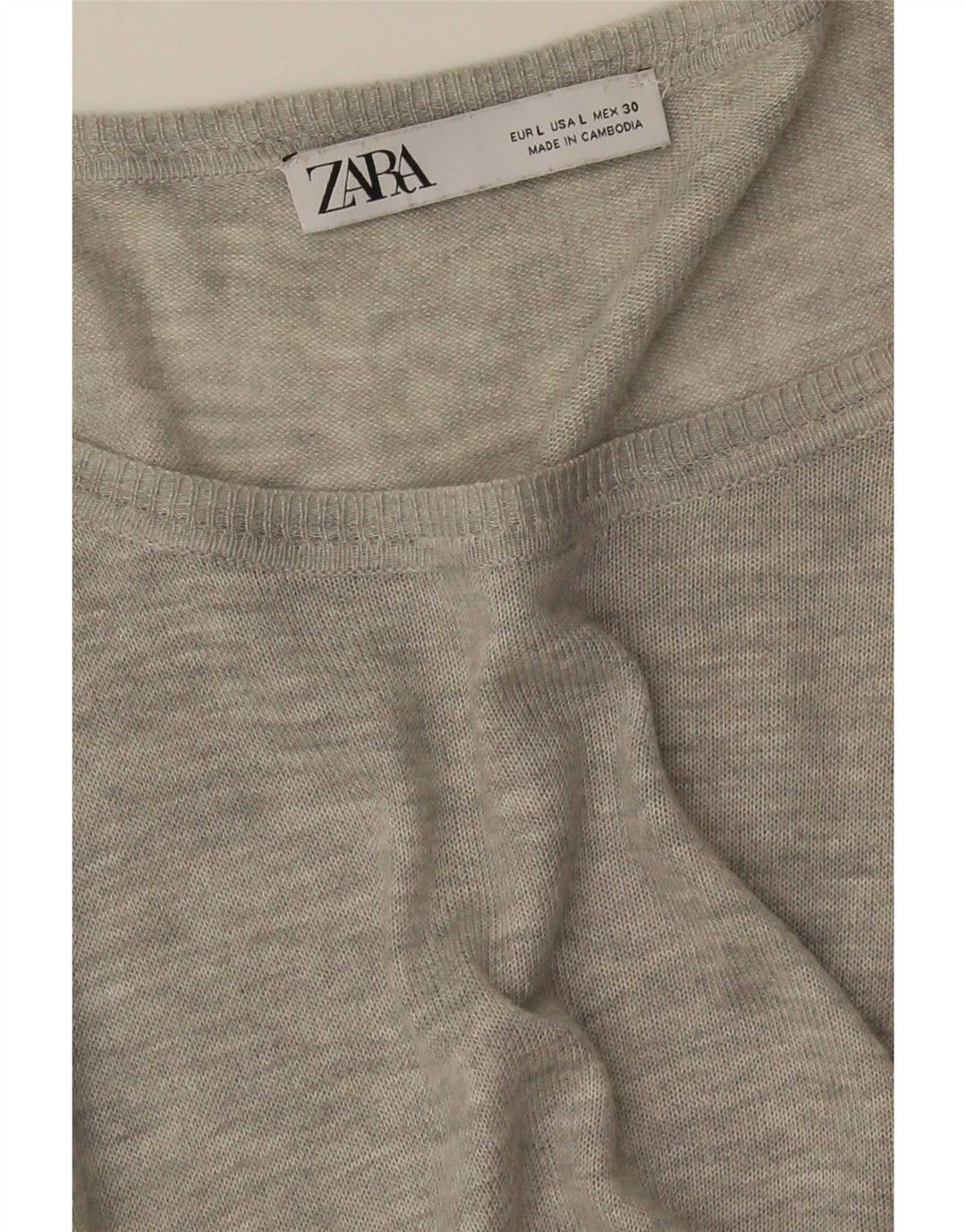 Damska bluzka oversize Zara UK 16, duża, szara