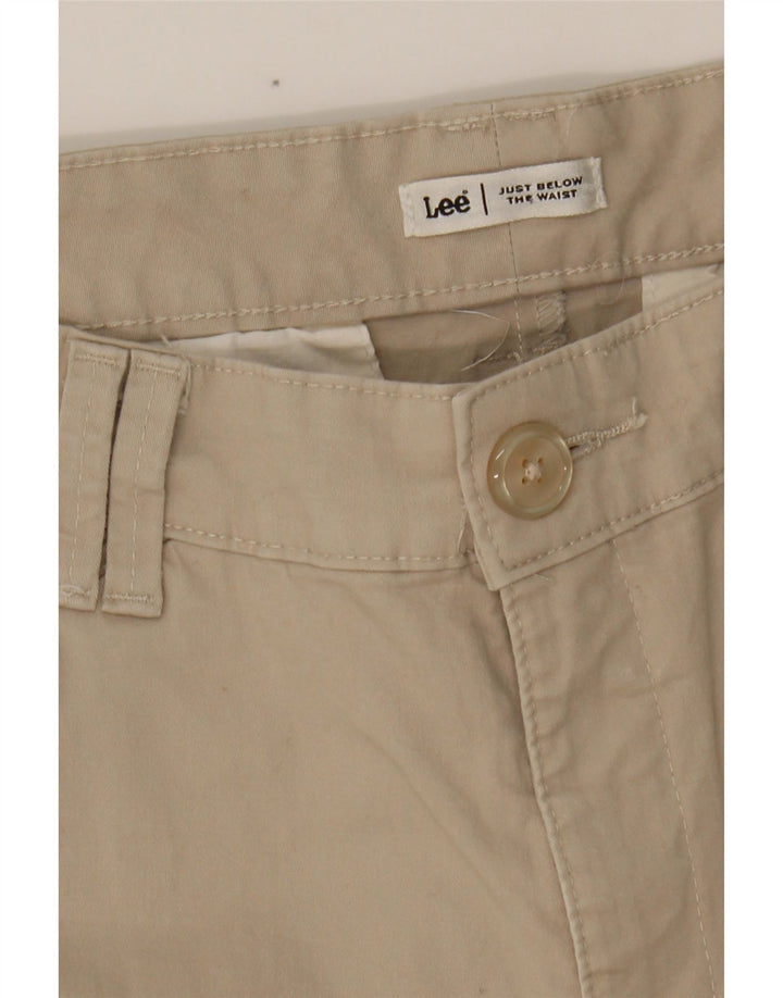 LEE Womens Straight Capri Trousers W32 L19 Beige Vintage Lee and Second-Hand Lee from Messina Hembry 