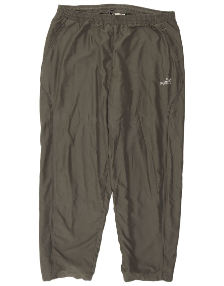 Męskie spodnie dresowe Puma Joggery 2XL Khaki Poliester