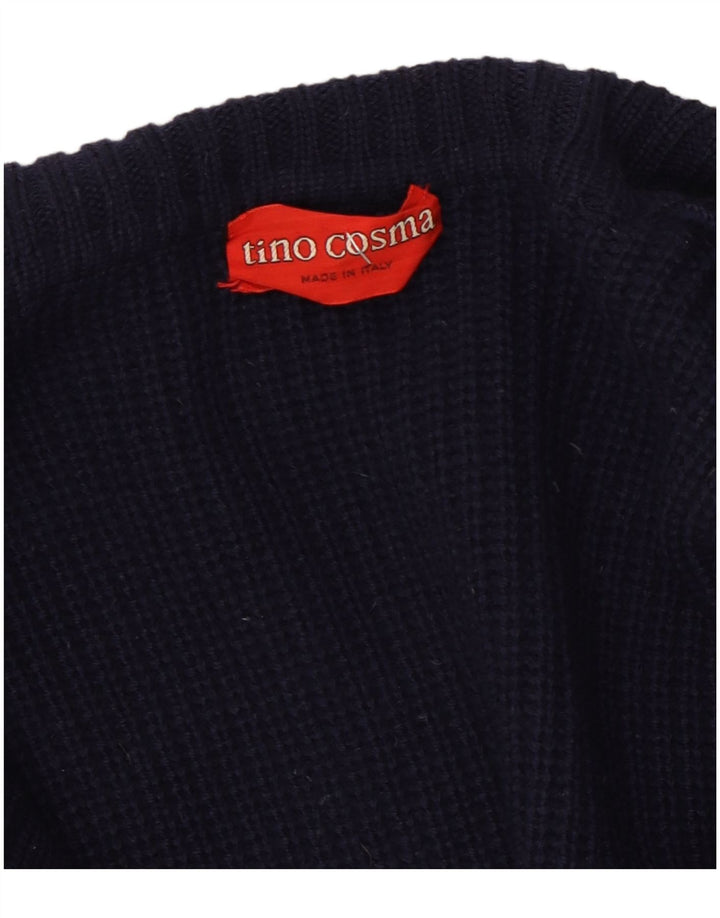 Sweter męski Tino Cosma, duży, granatowy