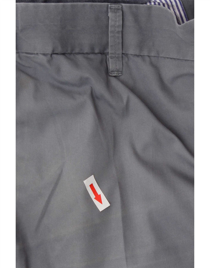 Męskie spodnie chino o regularnym kroju Marks & Spencer W40 L31, niebieska bawełna