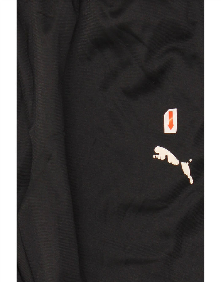 Chłopięce spodnie dresowe PUMA Joggery 7-8 lat, małe, czarne, poliestrowe