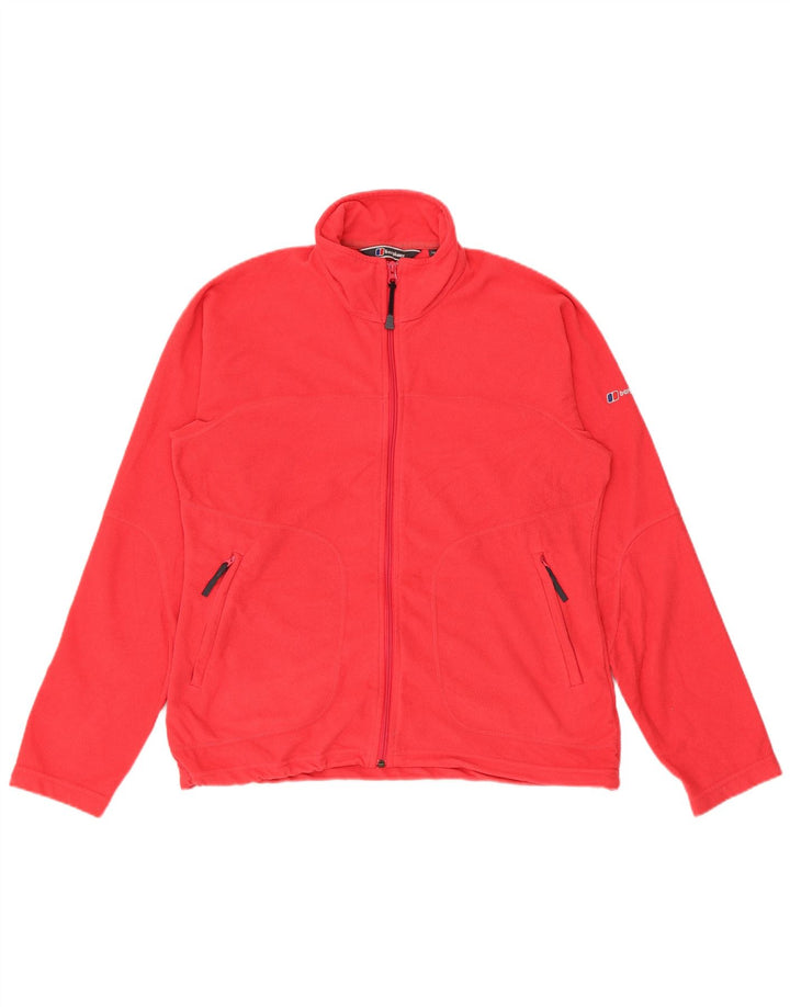 Damska kurtka polarowa Berghaus UK 14, duża, różowa, poliester