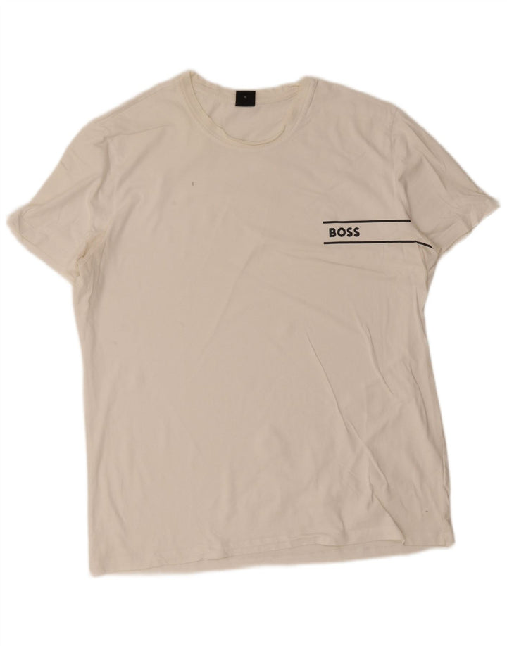 Męska koszulka T-shirt Hugo Boss XL, biała