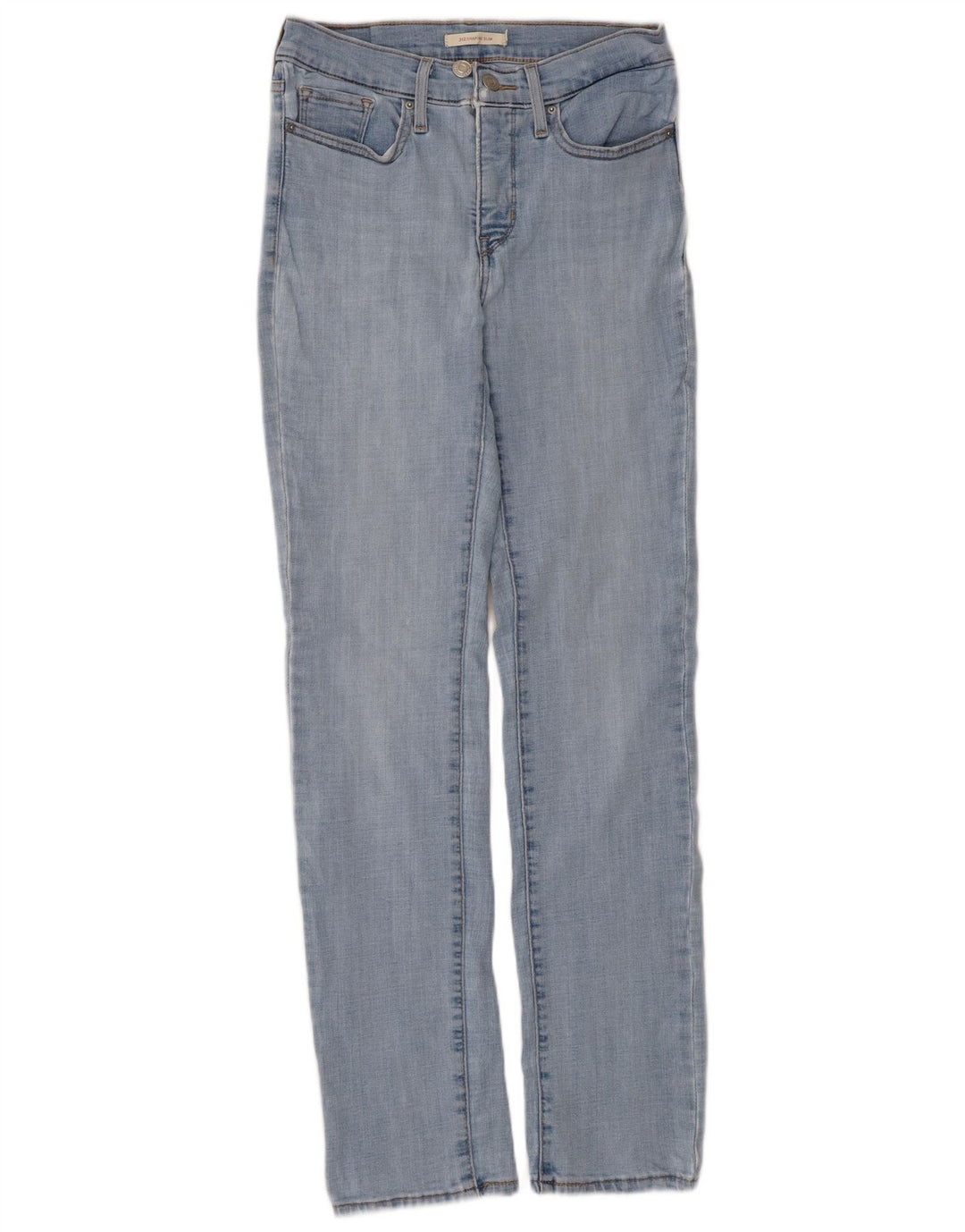 Damskie jeansy Levi's 312 Shaping W27 L30 Niebieska bawełna