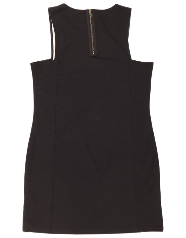 Damska graficzna sukienka bez rękawów Desigual UK 20 2XL czarna geometryczna