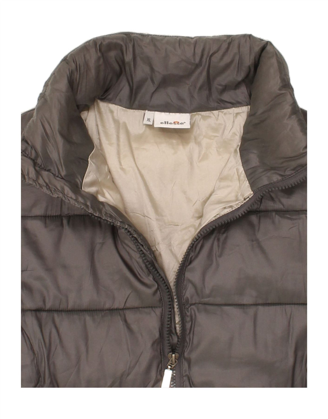 ELLESSE Womens Padded Jacket UK 18 XL Grey Polyester Vintage Ellesse and Second-Hand Ellesse from Messina Hembry 