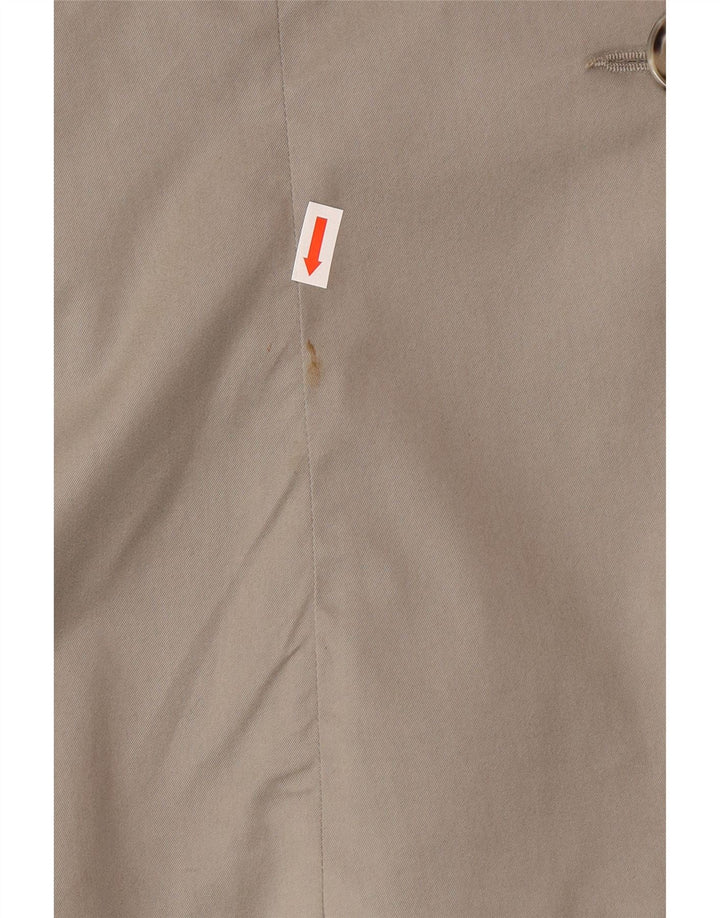 Damska marynarka Armani Jeans zapinana na 2 guziki US 14 XL, szara bawełna