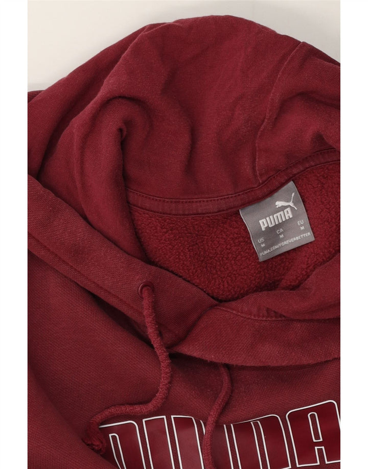 Męski sweter z kapturem Puma w kolorze średniego burgunda