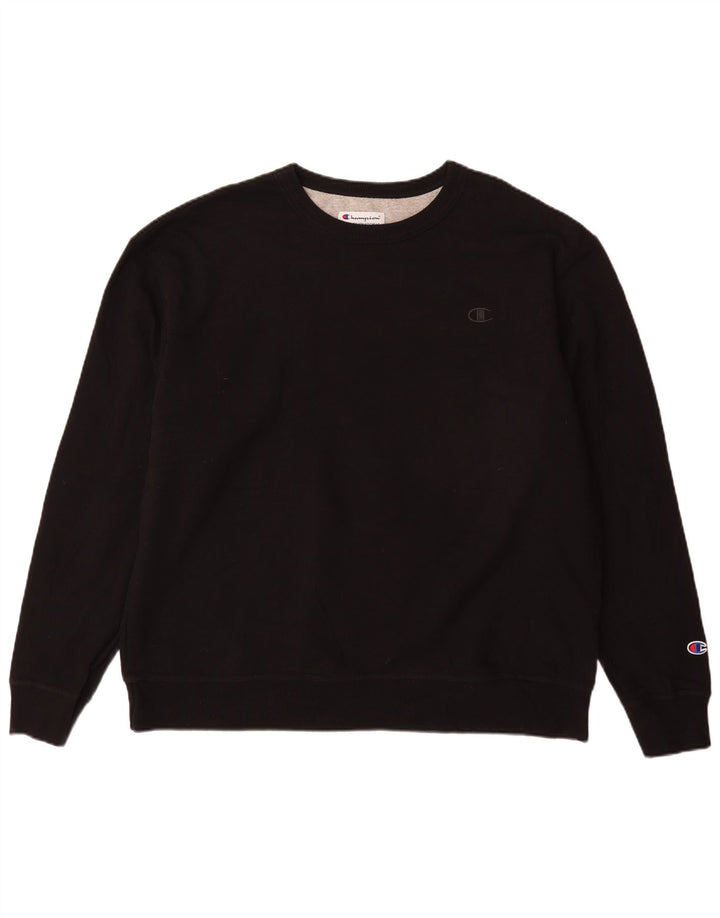 CHAMPION Mens Sweatshirt Jumper XL Black