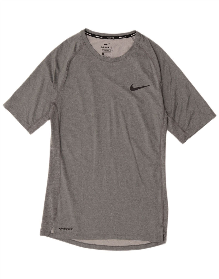 Męski T-shirt Nike Dri Fit, duży, szary