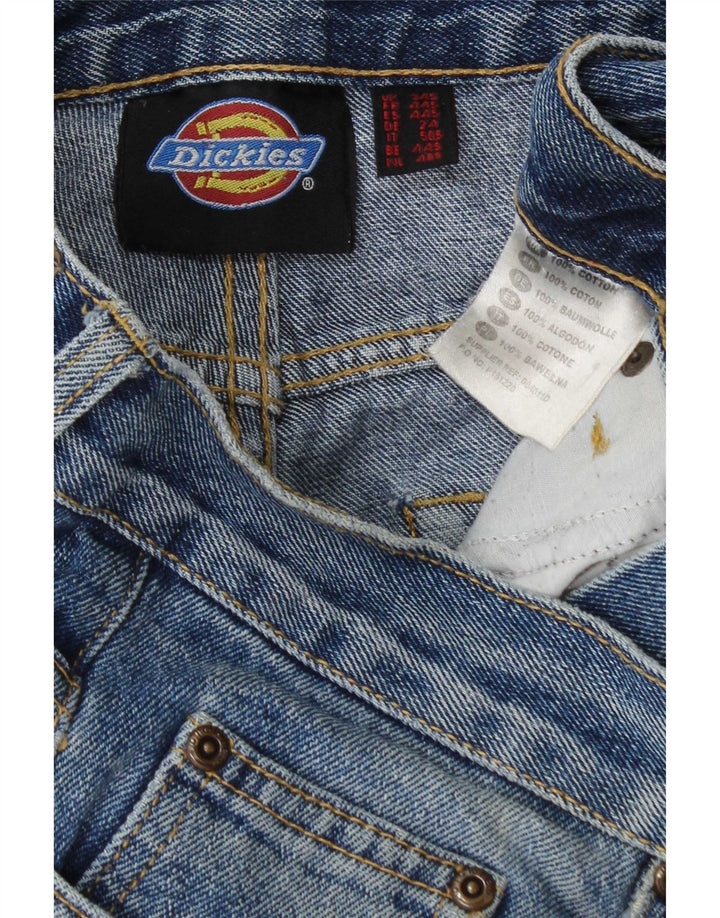 Męskie proste dżinsy Dickies W34 L27 Niebieskie bawełniane