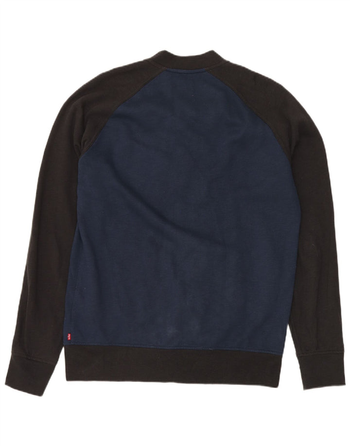 Męska kurtka Varsity LEVI'S UK 40, duża, bawełniana w kolorze granatowym