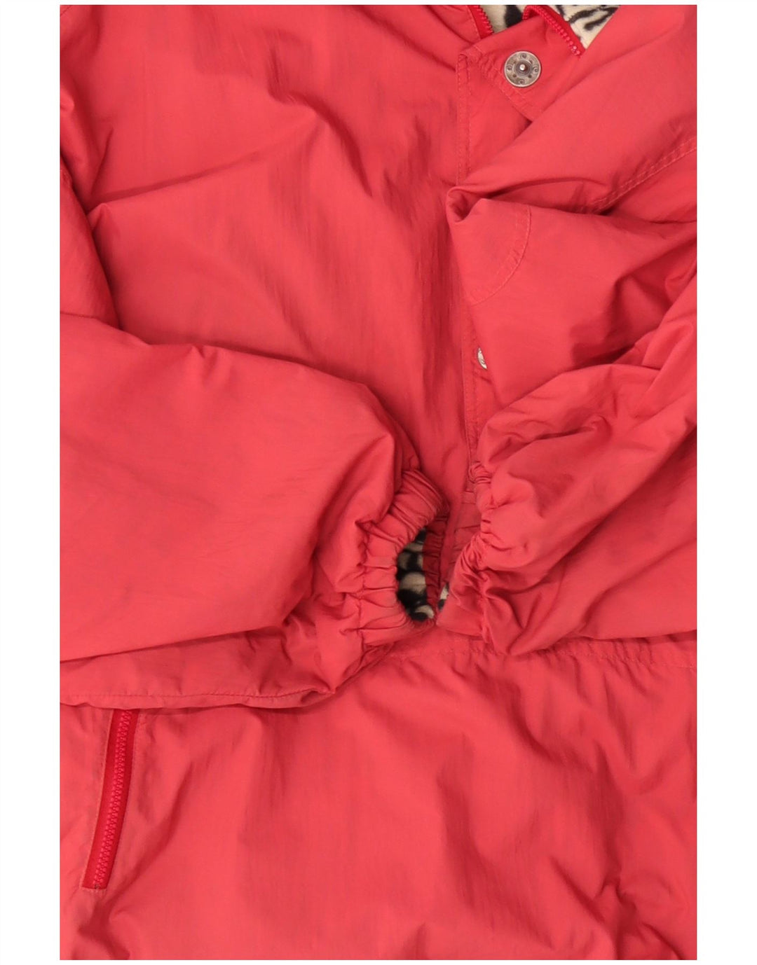 Męska dwustronna kurtka z kapturem Schoffel UK 46 3XL w kolorze czerwonym w kwiaty Retro