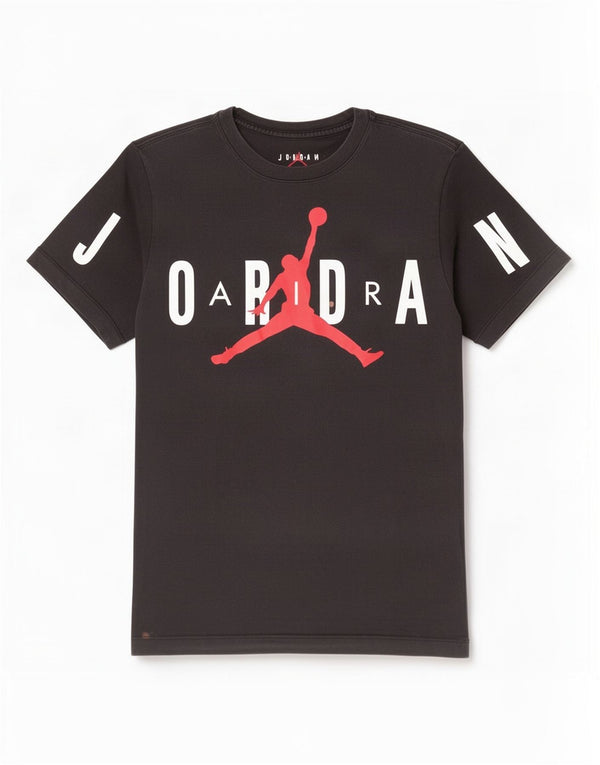 Męski T-shirt z grafiką Jordan, top XS, czarna bawełna