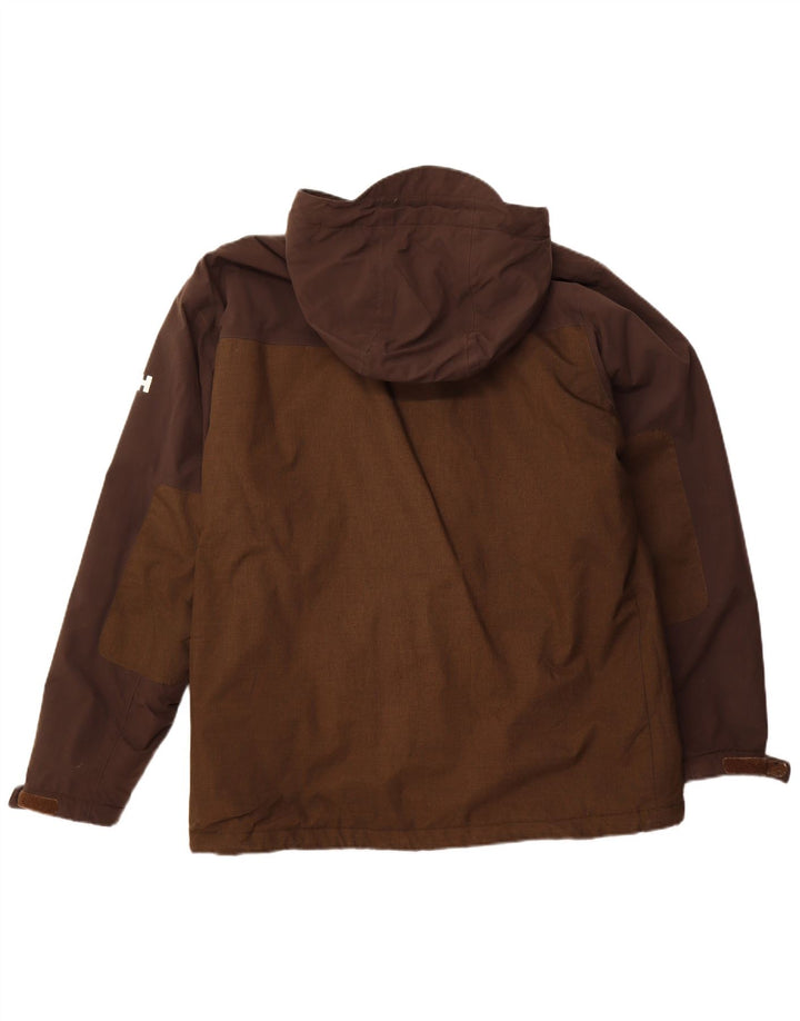 HELLY HANSEN Męska kurtka użytkowa z kapturem UK 42 XL, brązowa, poliester