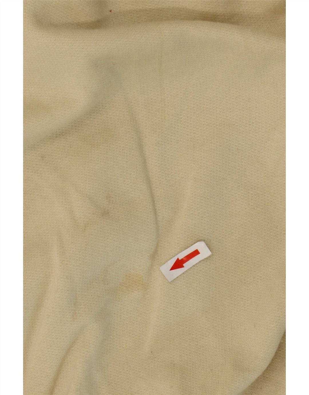 Męska bluza z grafiką Parmalat, duża, beżowa, bawełniana