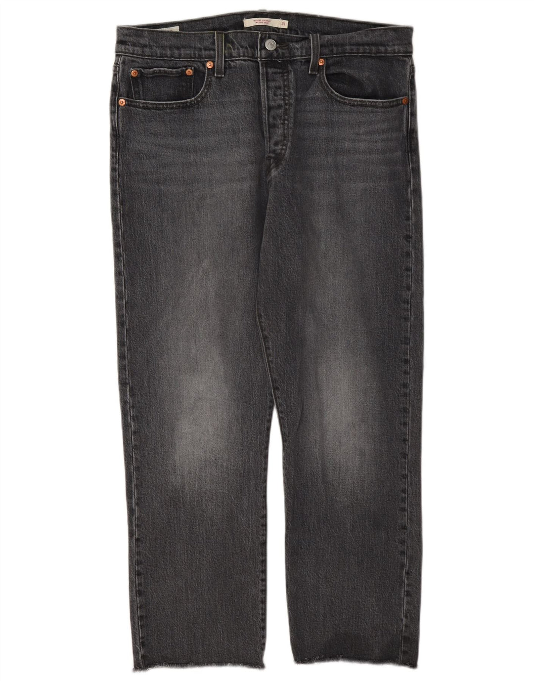 Damskie jeansy Levi's Wedgie Straight W31 L26 Szara bawełna
