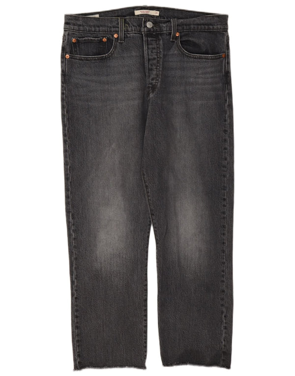 Damskie jeansy Levi's Wedgie Straight W31 L26 Szara bawełna