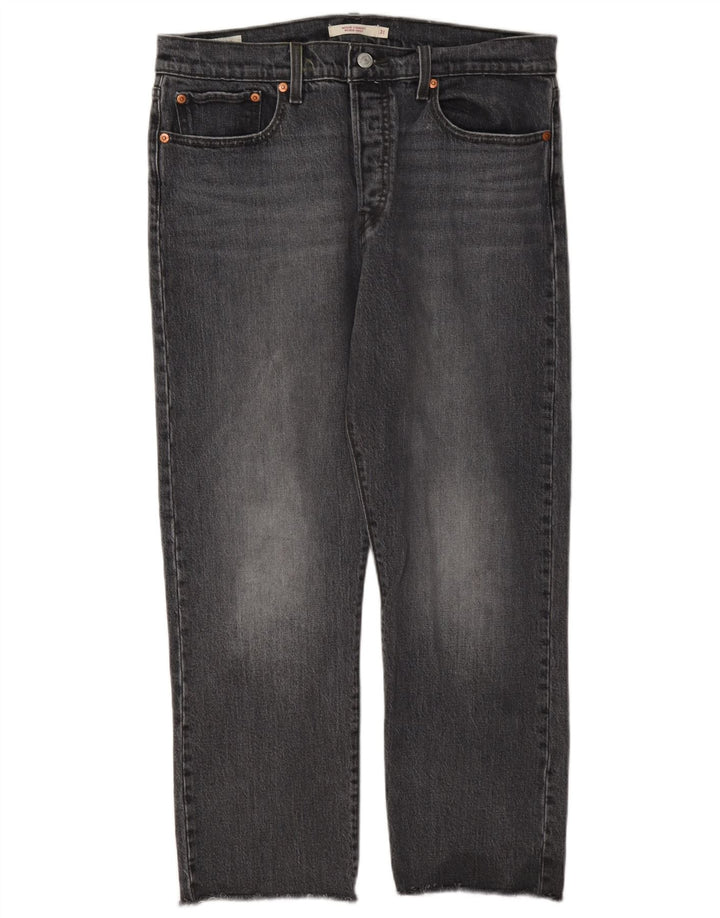 Damskie jeansy Levi's Wedgie Straight W31 L26 Szara bawełna
