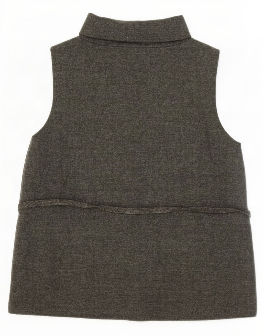 Top damski z kamizelką Zara UK 14, duży, bawełniany khaki