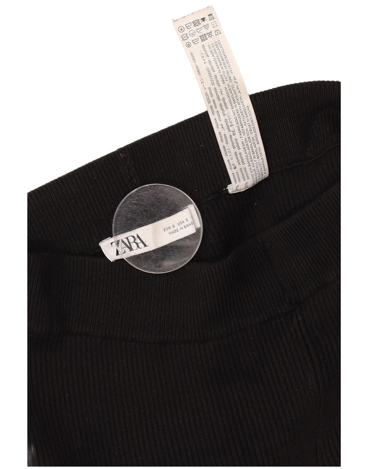 Legginsy damskie Zara UK 8 Small, czarna wiskoza