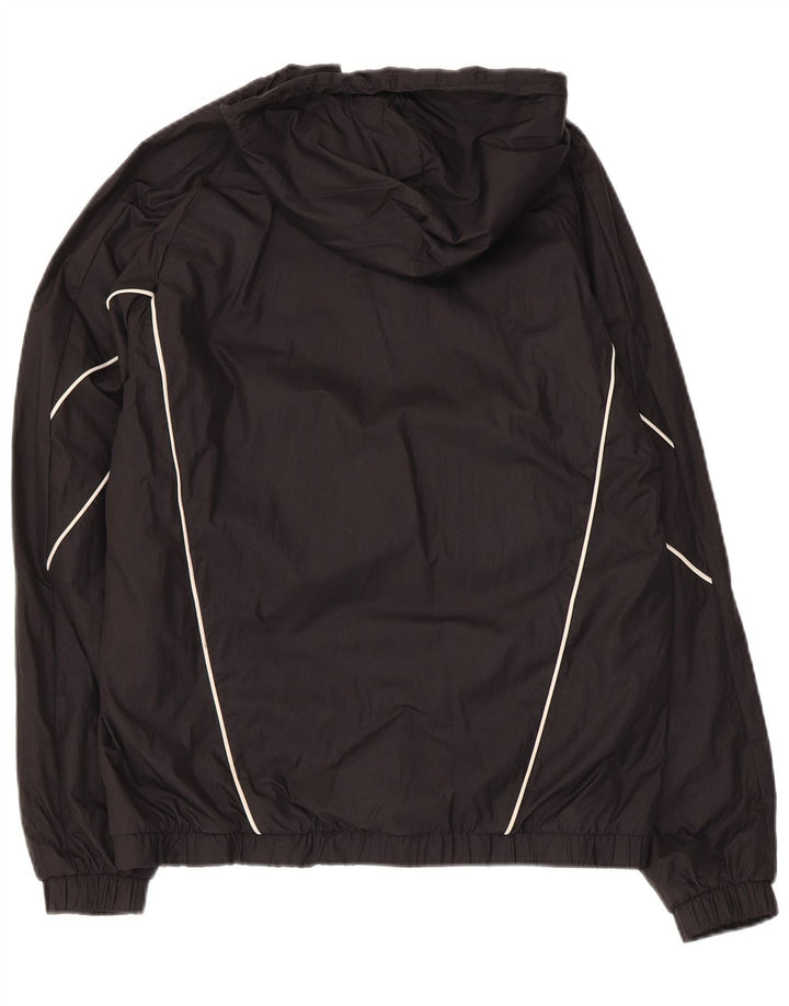 Męska kurtka przeciwdeszczowa Puma z kapturem i kapturem UK 34 XS Czarny poliester