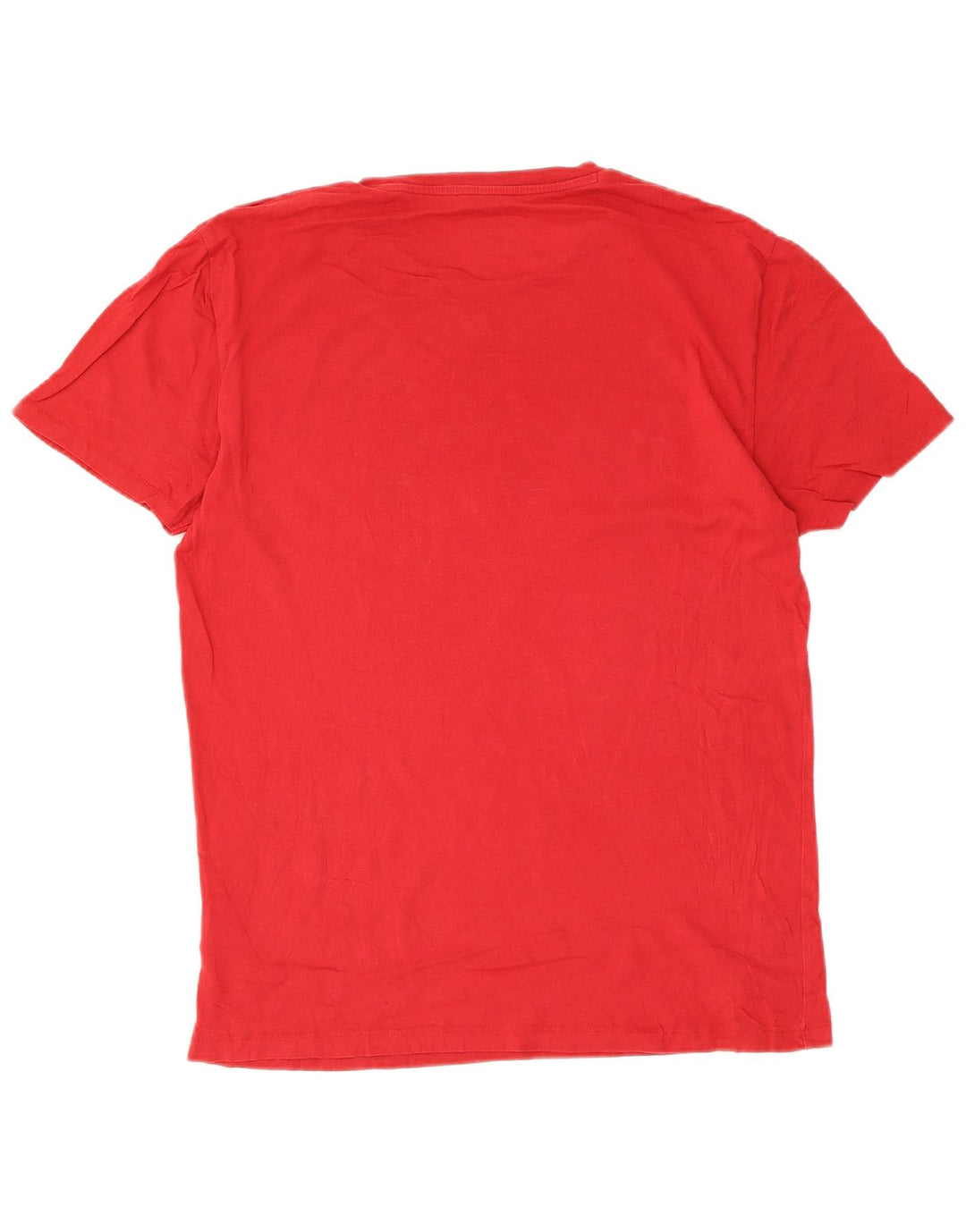 T-shirt męski Wrangler, bawełniany, średni czerwony